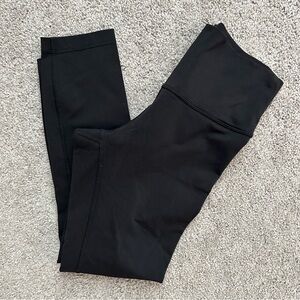 Lululemon black cropped leggings size 8
